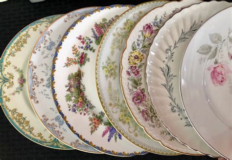 etsy vintage plates|old world style dinner plates.